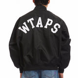 The NYLON TWILL TEAM JACKET BLACK available online with global shipping, and in PAM Stores Melbourne and Sydney.