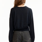 The SLAB GAUZE KNIT BOLERO BLACK available online with global shipping, and in PAM Stores Melbourne and Sydney.