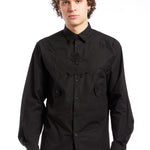 The Angel99 Button Up L-S Shirt Black  available online with global shipping, and in PAM Stores Melbourne and Sydney.