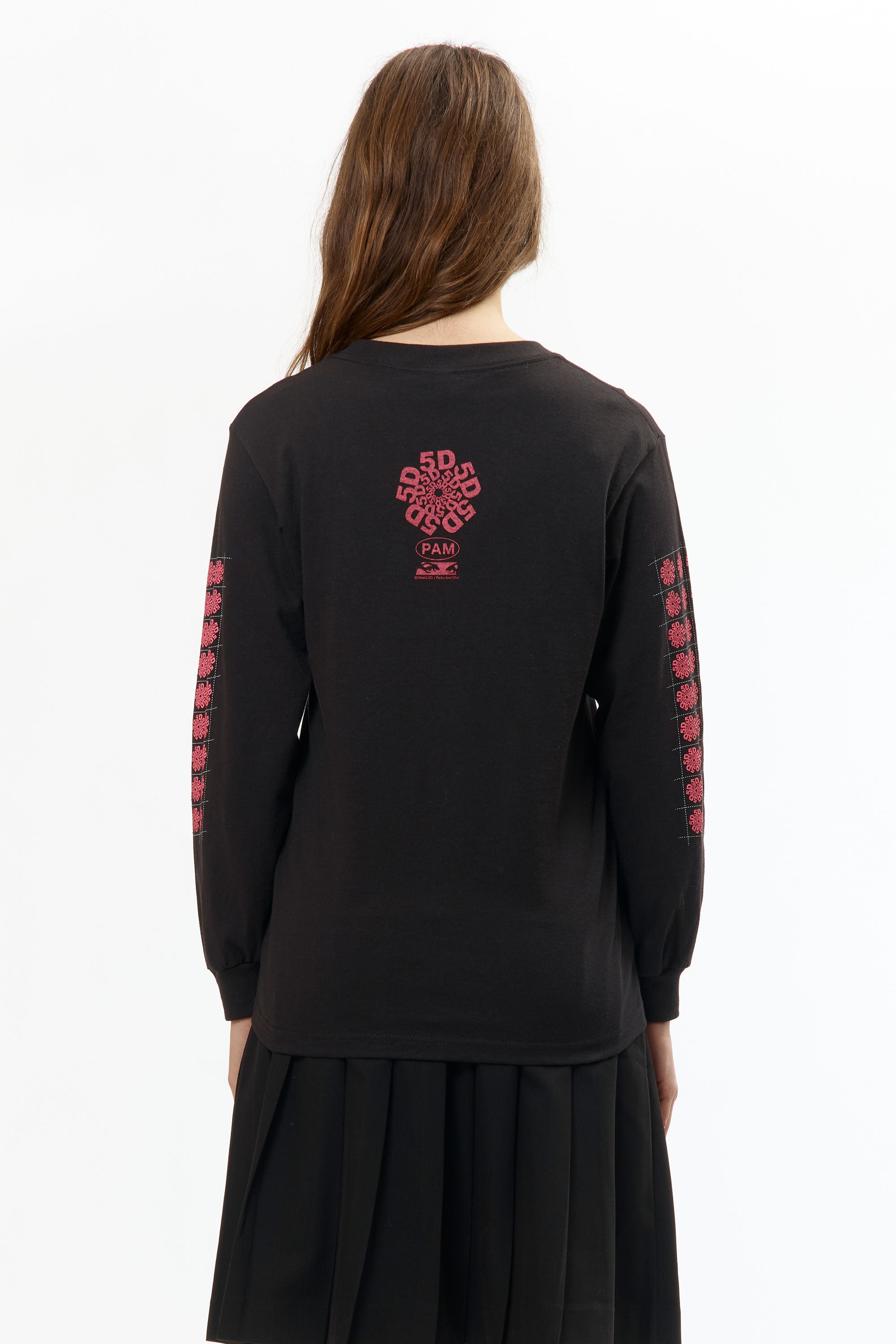 The 5D LONGSLEEVE TEE BLACK available online with global shipping, and in PAM Stores Melbourne and Sydney.