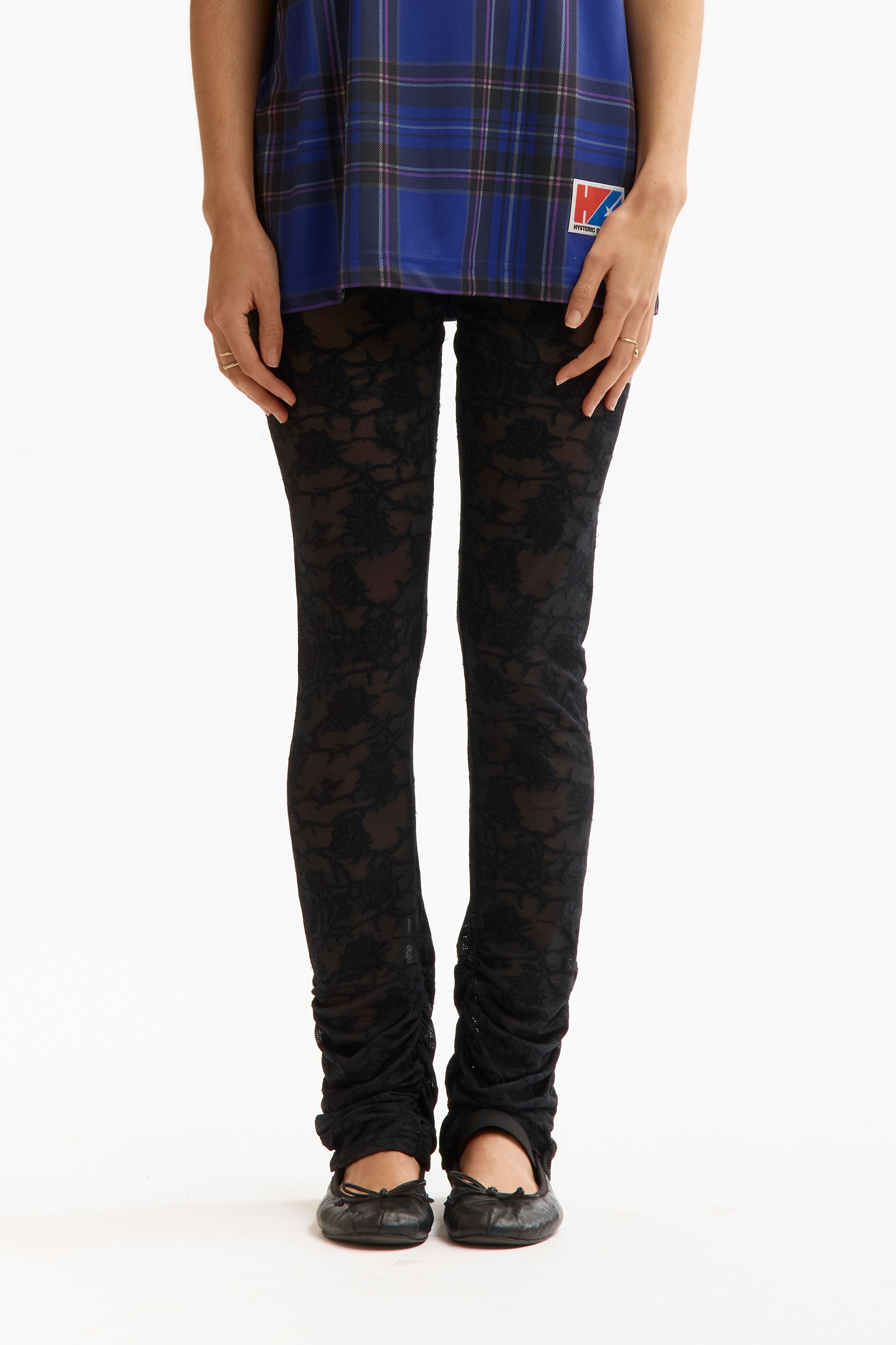 The HYSTERIC ROSE LEGGINGS BLACK available online with global shipping, and in PAM Stores Melbourne and Sydney.