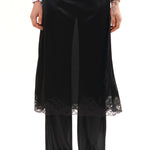 The BLACK LINGERIE TROUSER available online with global shipping, and in PAM Stores Melbourne and Sydney.