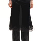 The BLACK LINGERIE TROUSER available online with global shipping, and in PAM Stores Melbourne and Sydney.