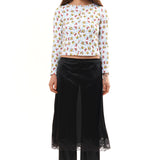 The GIRL BABY WHITE THERMAL TOP available online with global shipping, and in PAM Stores Melbourne and Sydney.