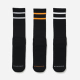 The SS26 CLASSIC 3PACK SOCKS BLACK available online with global shipping, and in PAM Stores Melbourne and Sydney.