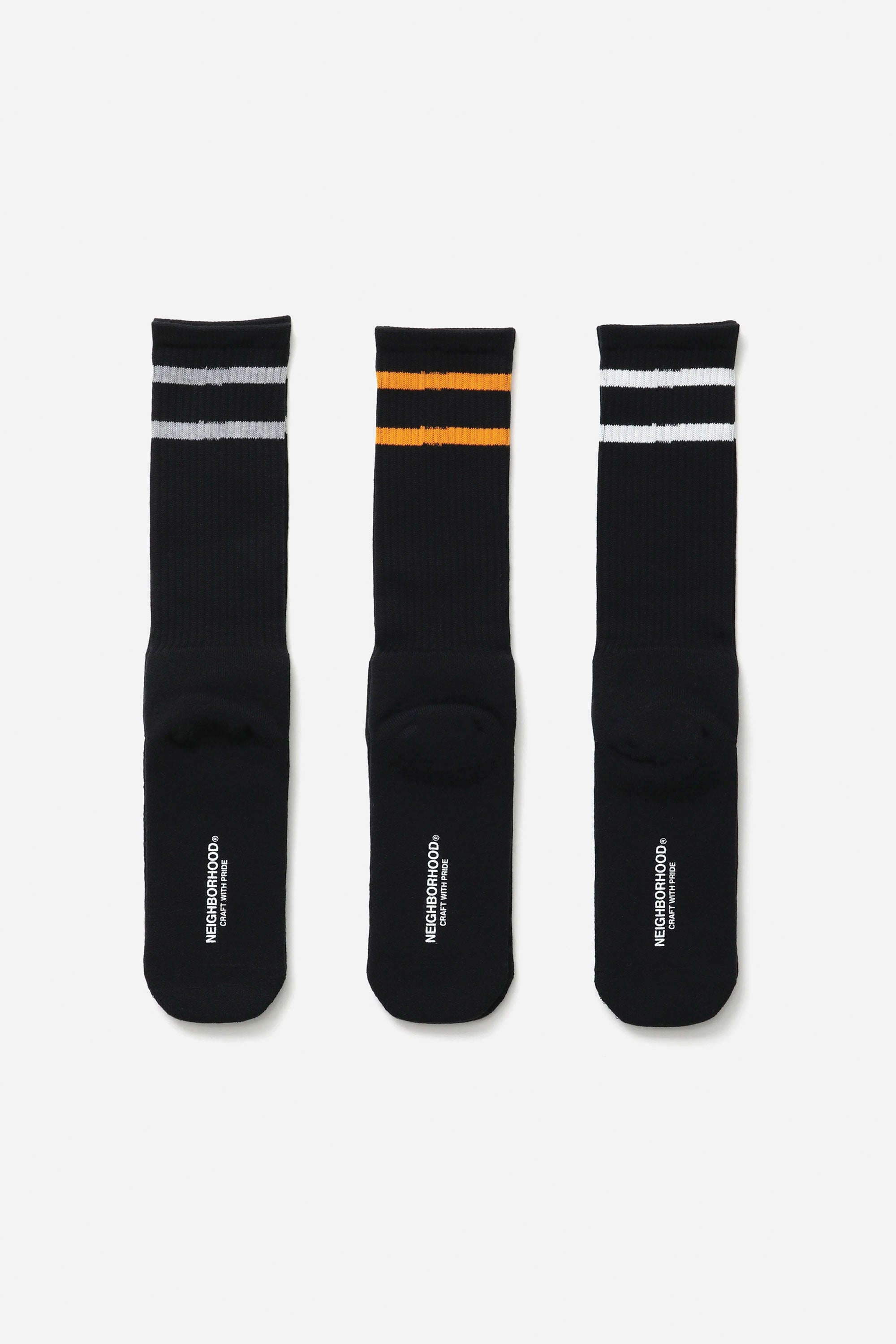 The SS26 CLASSIC 3PACK SOCKS BLACK available online with global shipping, and in PAM Stores Melbourne and Sydney.