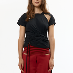 The RUCHED SS TEE available online with global shipping, and in PAM Stores Melbourne and Sydney.