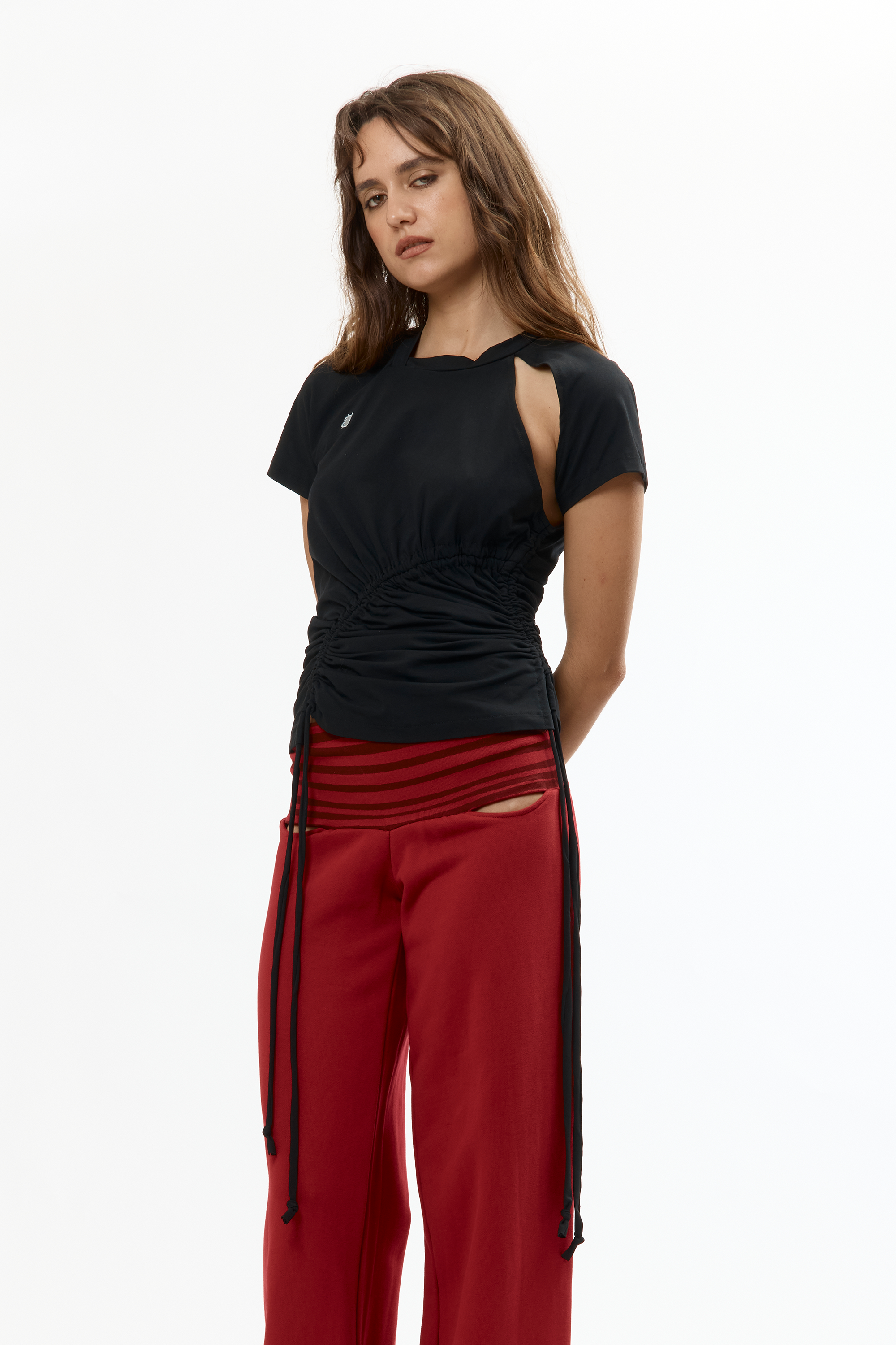 The RUCHED SS TEE available online with global shipping, and in PAM Stores Melbourne and Sydney.