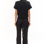 The Scrunch Tie T-Shirt Black available online with global shipping, and in PAM Stores Melbourne and Sydney.