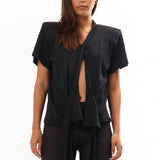 The Scrunch Tie T-Shirt Black available online with global shipping, and in PAM Stores Melbourne and Sydney.