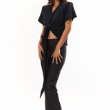 The Scrunch Tie T-Shirt Black available online with global shipping, and in PAM Stores Melbourne and Sydney.