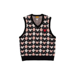 The KNIT VEST BLACK available online with global shipping, and in PAM Stores Melbourne and Sydney.