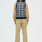 The KNIT VEST BLACK available online with global shipping, and in PAM Stores Melbourne and Sydney.
