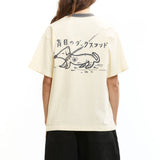 The BLIND DACHSHUND T-SHIRT YELLOW available online with global shipping, and in PAM Stores Melbourne and Sydney.