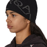 The Logo Wool Beanie Deep Black available online with global shipping, and in PAM Stores Melbourne and Sydney.