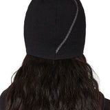 The Logo Wool Beanie Deep Black available online with global shipping, and in PAM Stores Melbourne and Sydney.