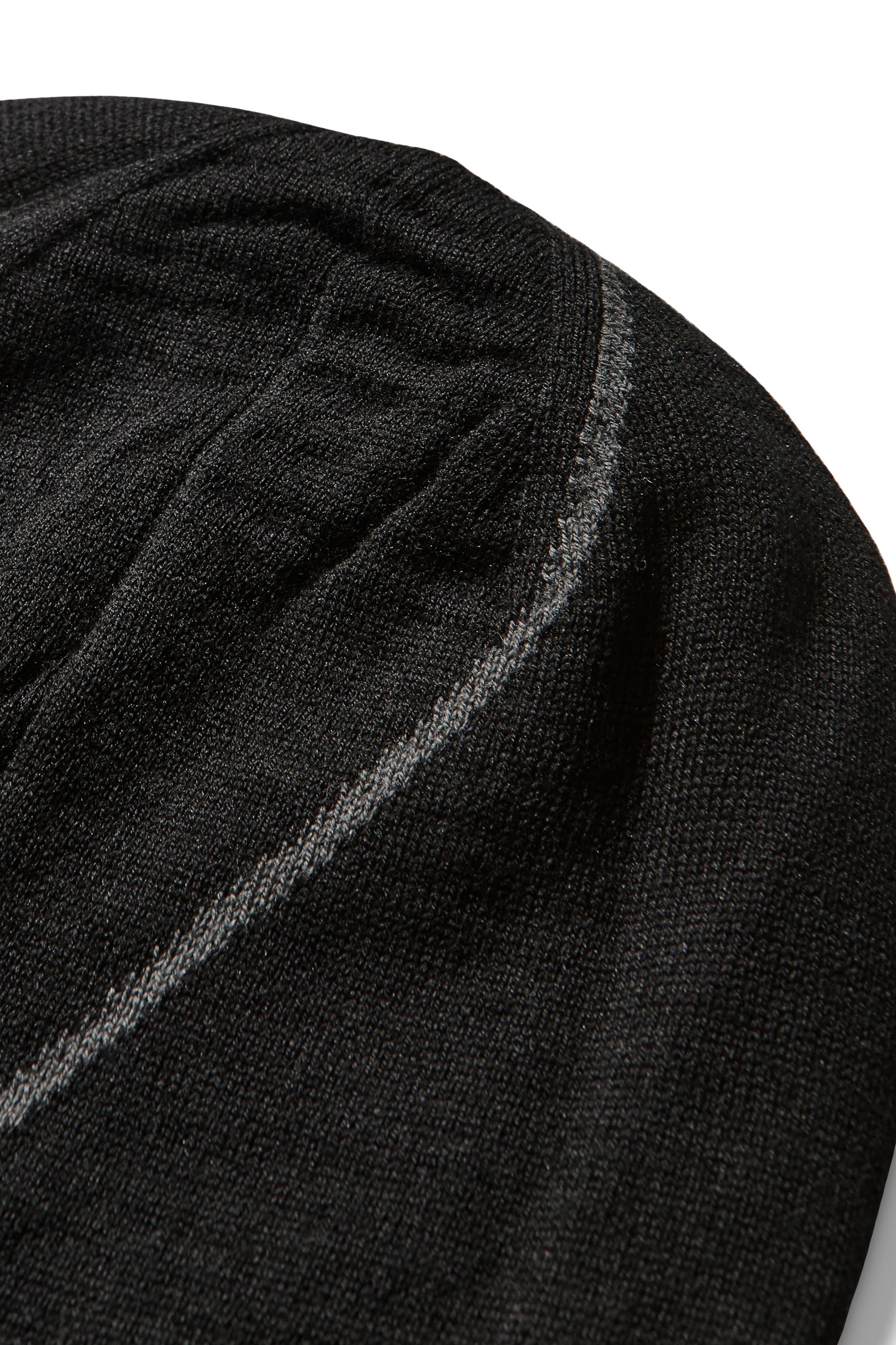 The Logo Wool Beanie Deep Black available online with global shipping, and in PAM Stores Melbourne and Sydney.
