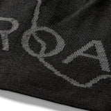 The Logo Wool Beanie Deep Black available online with global shipping, and in PAM Stores Melbourne and Sydney.