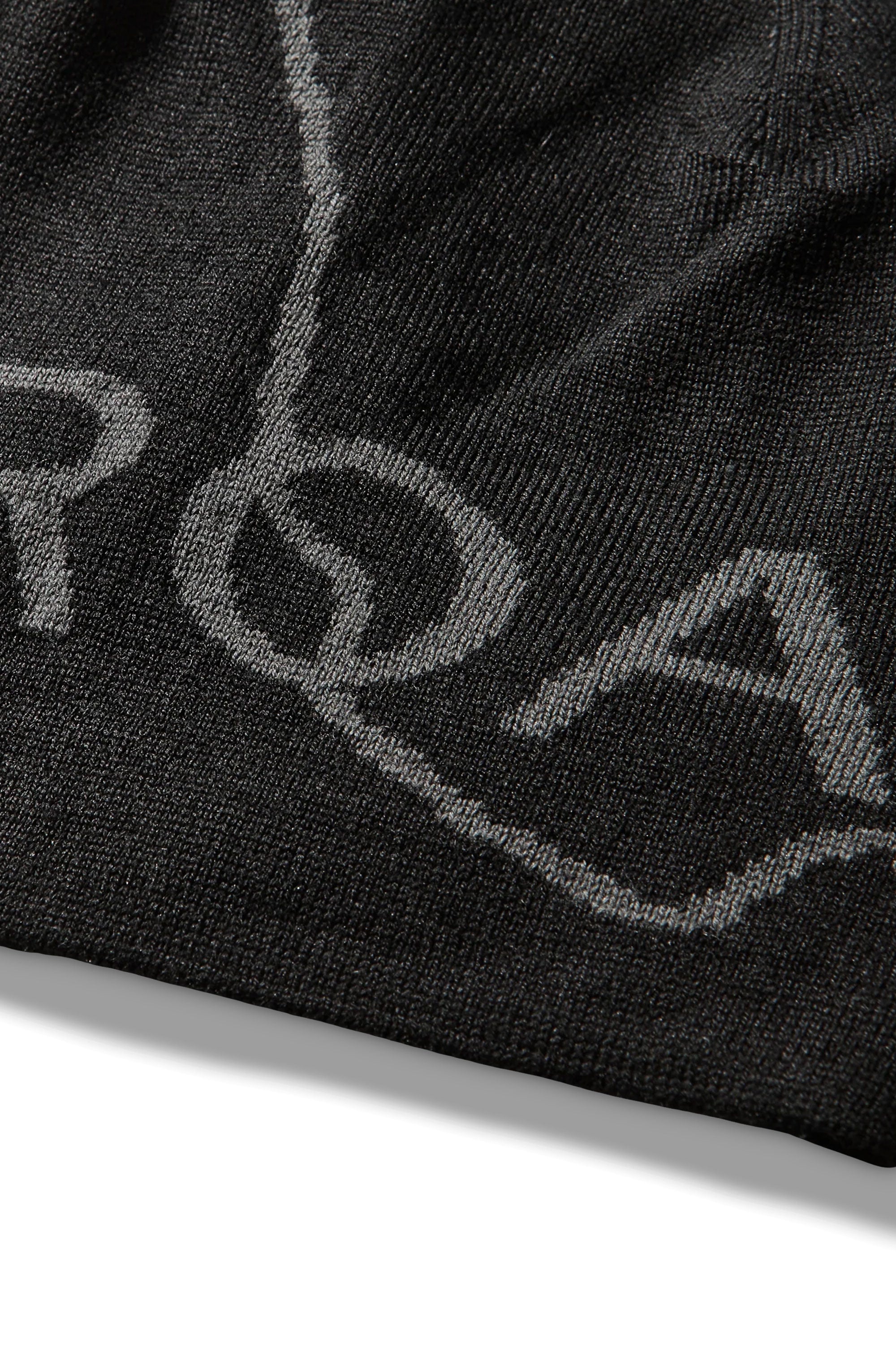 The Logo Wool Beanie Deep Black available online with global shipping, and in PAM Stores Melbourne and Sydney.