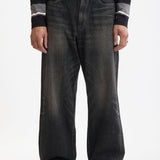 The SS26 WASHED DENIM DP WIDE PANTS BLACK available online with global shipping, and in PAM Stores Melbourne and Sydney.