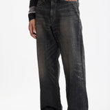 The SS26 WASHED DENIM DP WIDE PANTS BLACK available online with global shipping, and in PAM Stores Melbourne and Sydney.