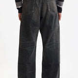 The SS26 WASHED DENIM DP WIDE PANTS BLACK available online with global shipping, and in PAM Stores Melbourne and Sydney.