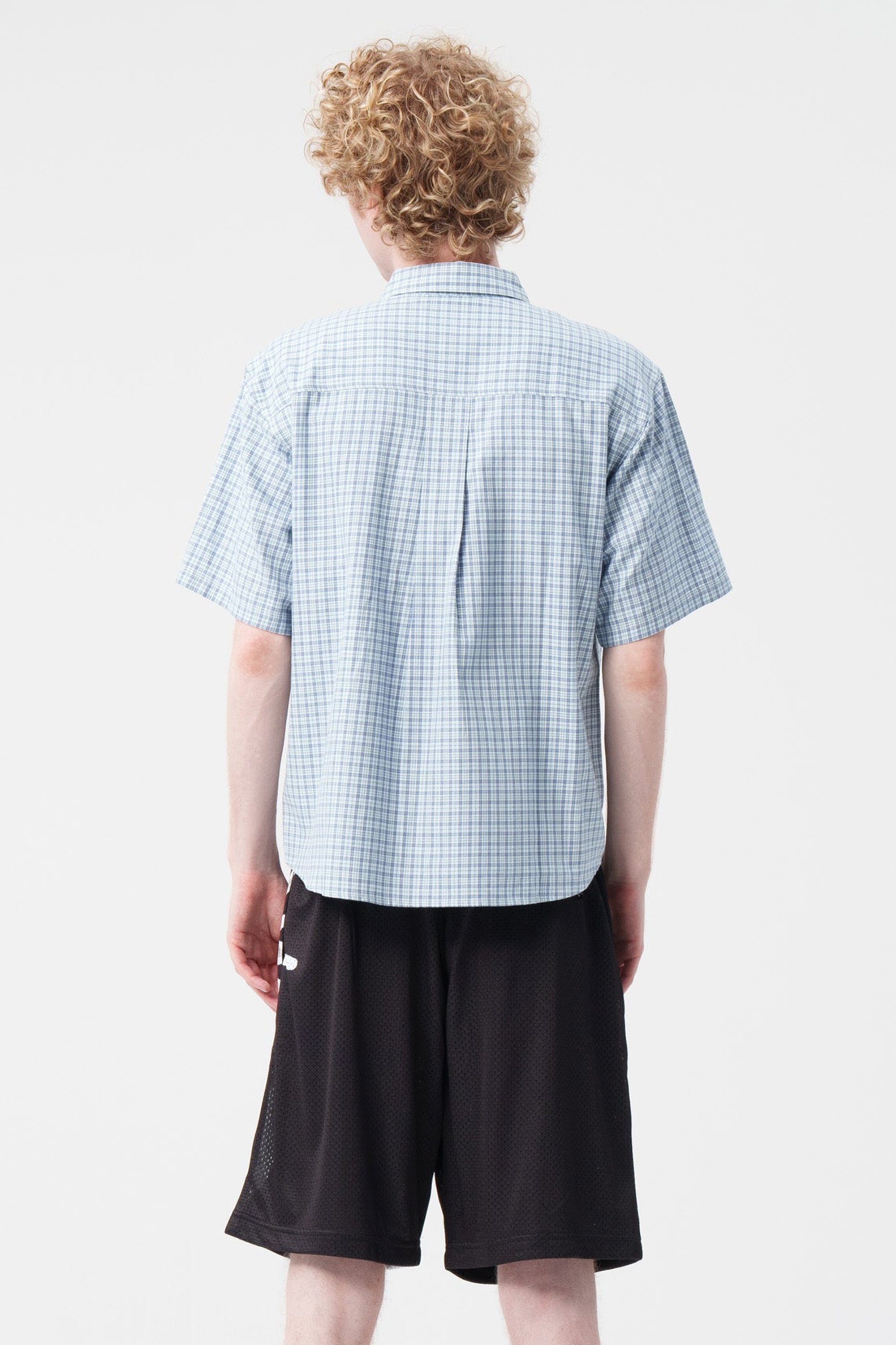 The Multi Check S/S Shirt Light Blue available online with global shipping, and in PAM Stores Melbourne and Sydney.