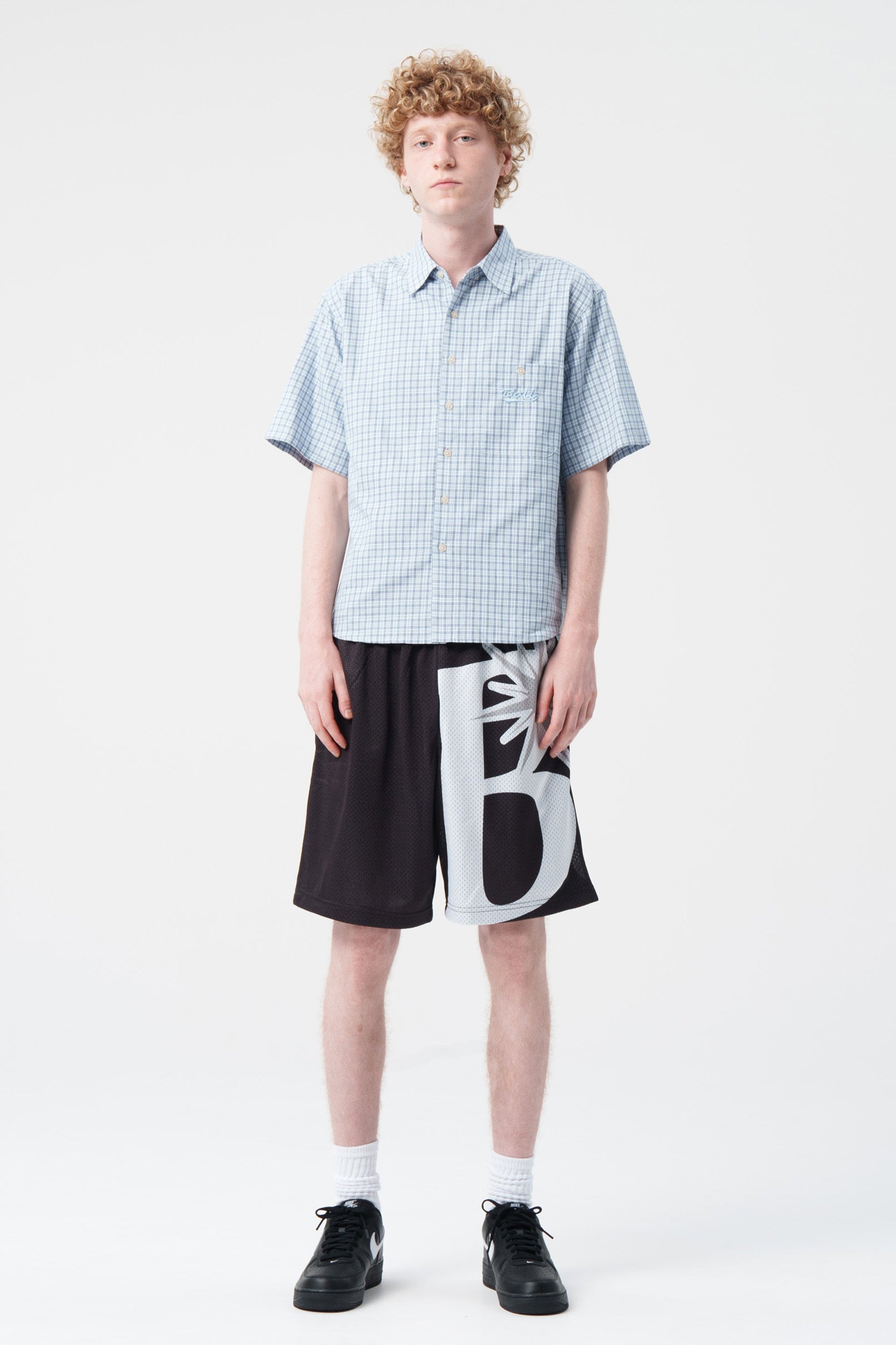 The Multi Check S/S Shirt Light Blue available online with global shipping, and in PAM Stores Melbourne and Sydney.