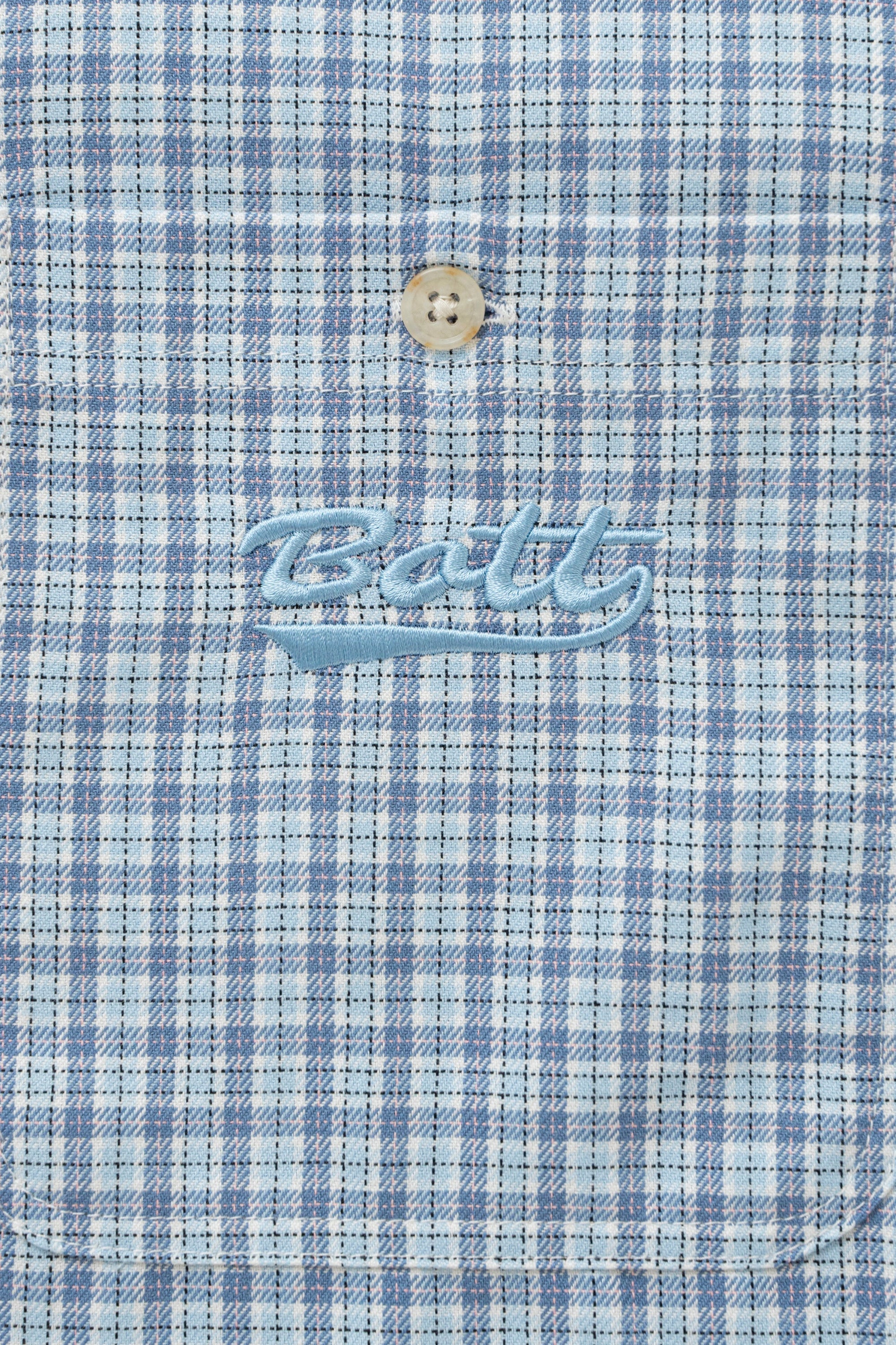 The Multi Check S/S Shirt Light Blue available online with global shipping, and in PAM Stores Melbourne and Sydney.