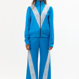 The BLUE LACE TRACKSUIT JACKET available online with global shipping, and in PAM Stores Melbourne and Sydney.