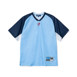 The Panelled Training Shirt Light Blue available online with global shipping, and in PAM Stores Melbourne and Sydney.