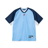 The Panelled Training Shirt Light Blue available online with global shipping, and in PAM Stores Melbourne and Sydney.