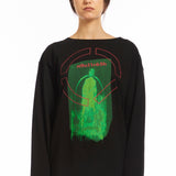 The CODE BOAT-NECK L/S TEE BLACK available online with global shipping, and in PAM Stores Melbourne and Sydney.