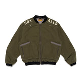 The BOMBER JACKET OLIVE DRAB available online with global shipping, and in PAM Stores Melbourne and Sydney.