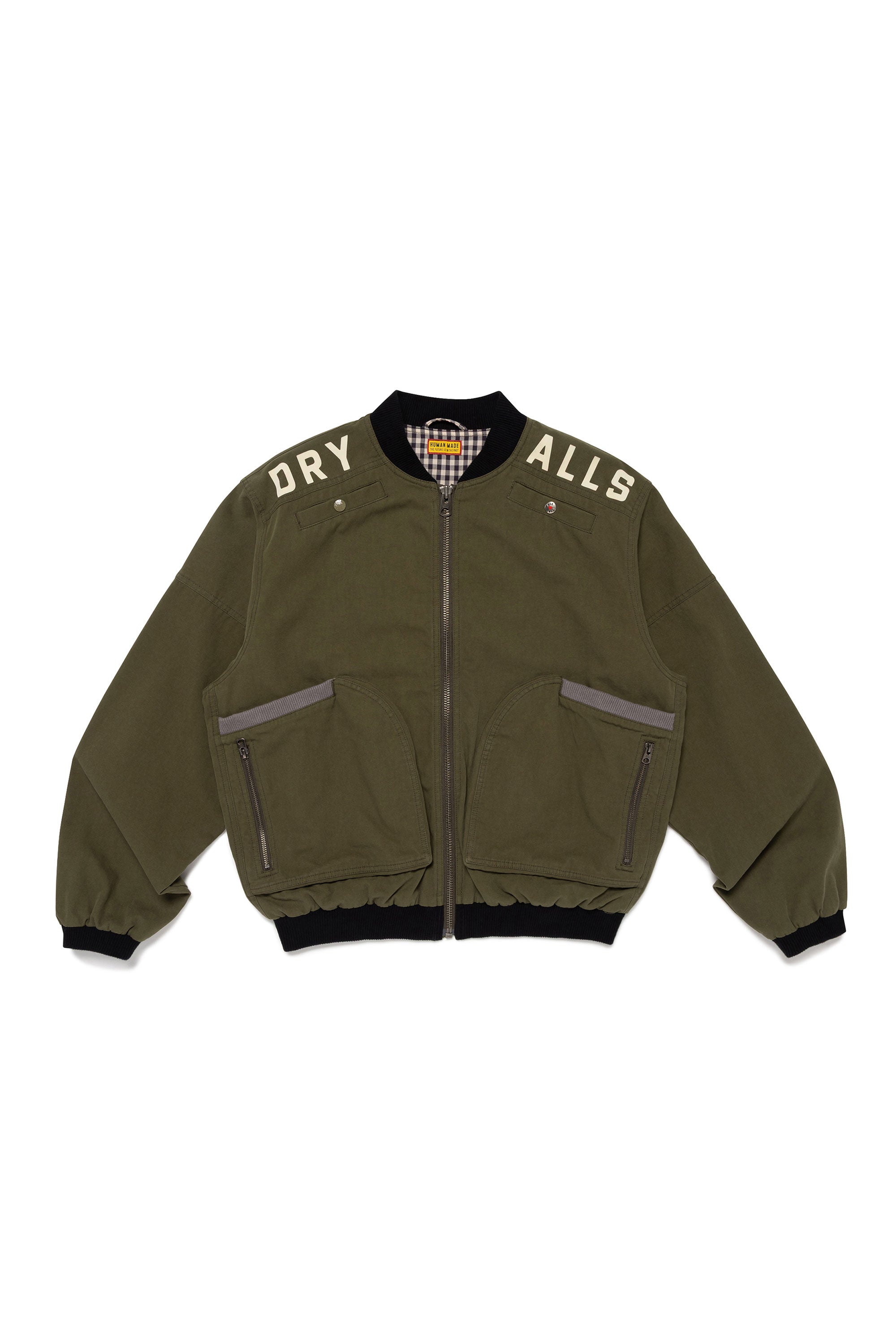 The BOMBER JACKET OLIVE DRAB available online with global shipping, and in PAM Stores Melbourne and Sydney.