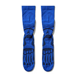 The SS26 Bones Logo Q-Skin® Technical Socks Blue available online with global shipping, and in PAM Stores Melbourne and Sydney.