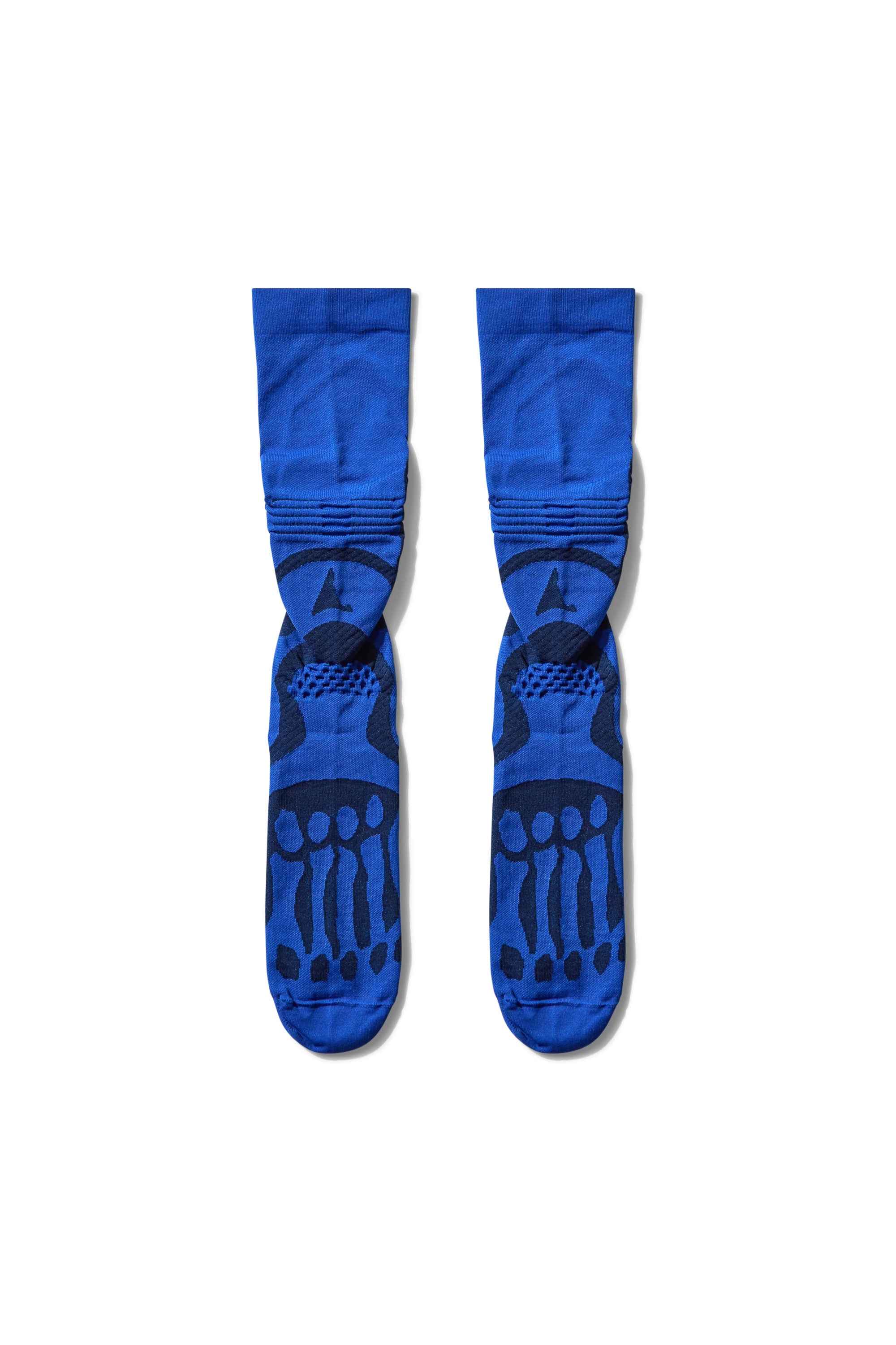 The SS26 Bones Logo Q-Skin® Technical Socks Blue available online with global shipping, and in PAM Stores Melbourne and Sydney.