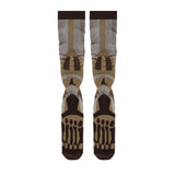 The ROA - BONES LONG SOCKS BROWN available online with global shipping, and in PAM Stores Melbourne and Sydney.