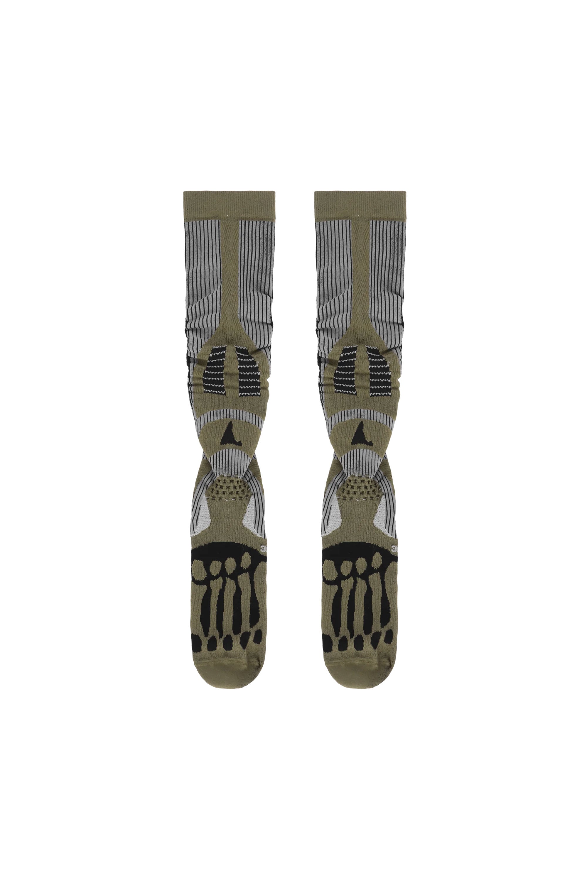 The ROA - BONES LONG SOCKS MILITARY GREEN  available online with global shipping, and in PAM Stores Melbourne and Sydney.