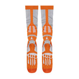 The ROA - BONES LONG SOCKS ORANGE available online with global shipping, and in PAM Stores Melbourne and Sydney.