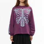 The BONES L/S TEE PURPLE available online with global shipping, and in PAM Stores Melbourne and Sydney.