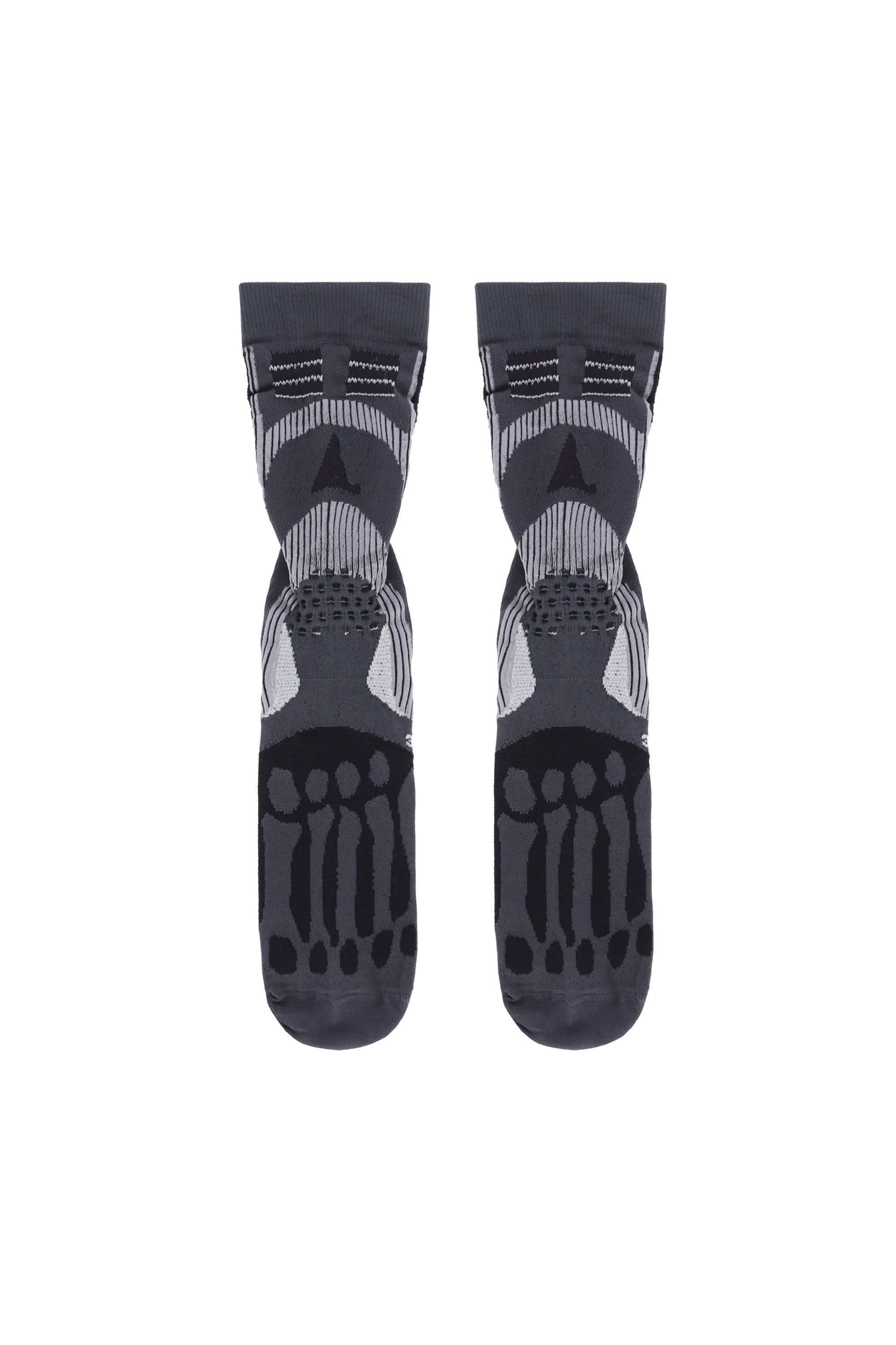 The ROA - BONES SOCKS GREY  available online with global shipping, and in PAM Stores Melbourne and Sydney.