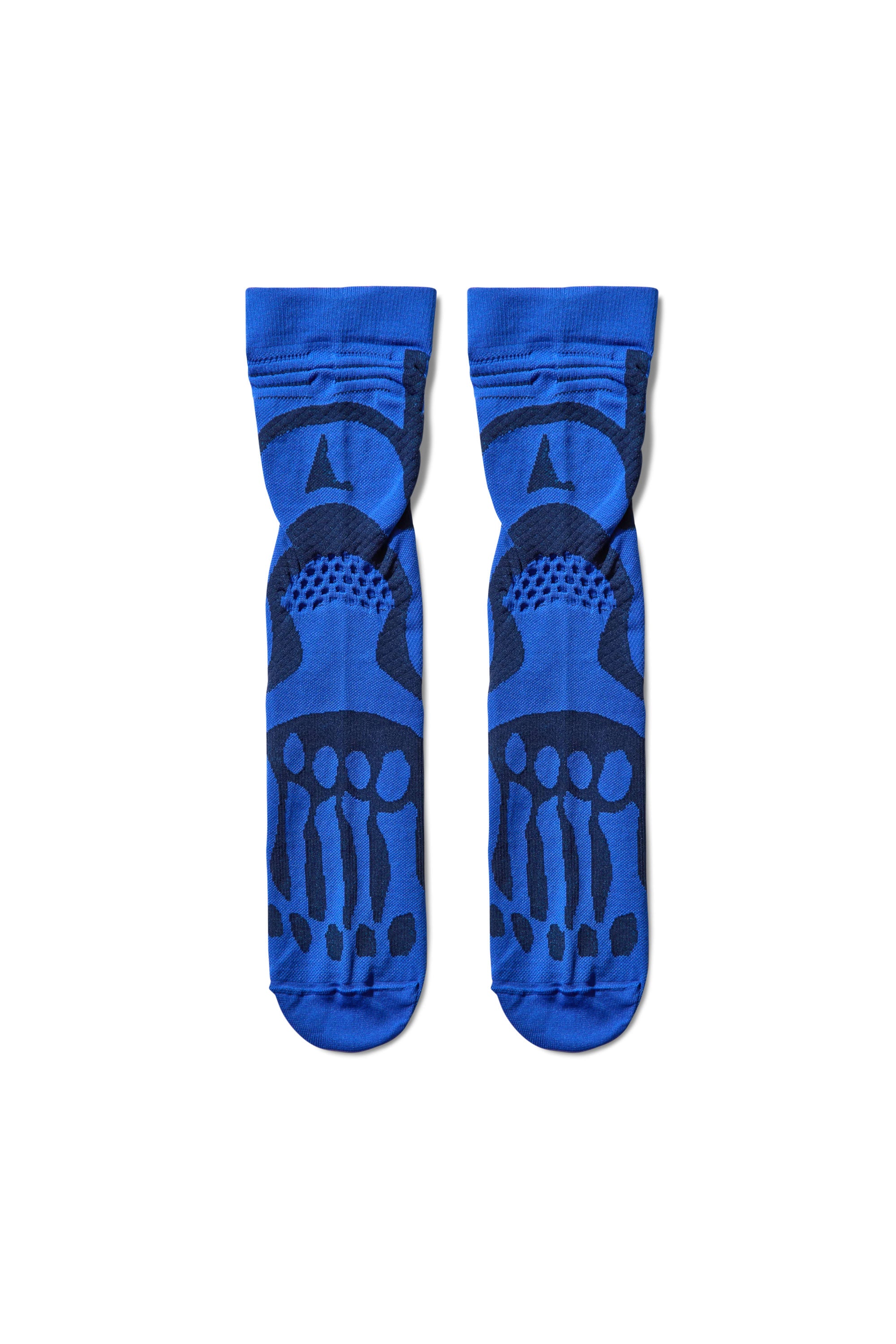 The SS26 Bones Logo Q-Skin® Technical Crew Socks Blue available online with global shipping, and in PAM Stores Melbourne and Sydney.