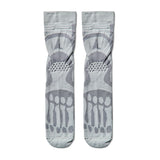 The SS26 Bones Logo Q-Skin® Technical Crew Socks Light Grey available online with global shipping, and in PAM Stores Melbourne and Sydney.