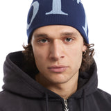 The OG Logo Skull Cap Beanie Navy available online with global shipping, and in PAM Stores Melbourne and Sydney.