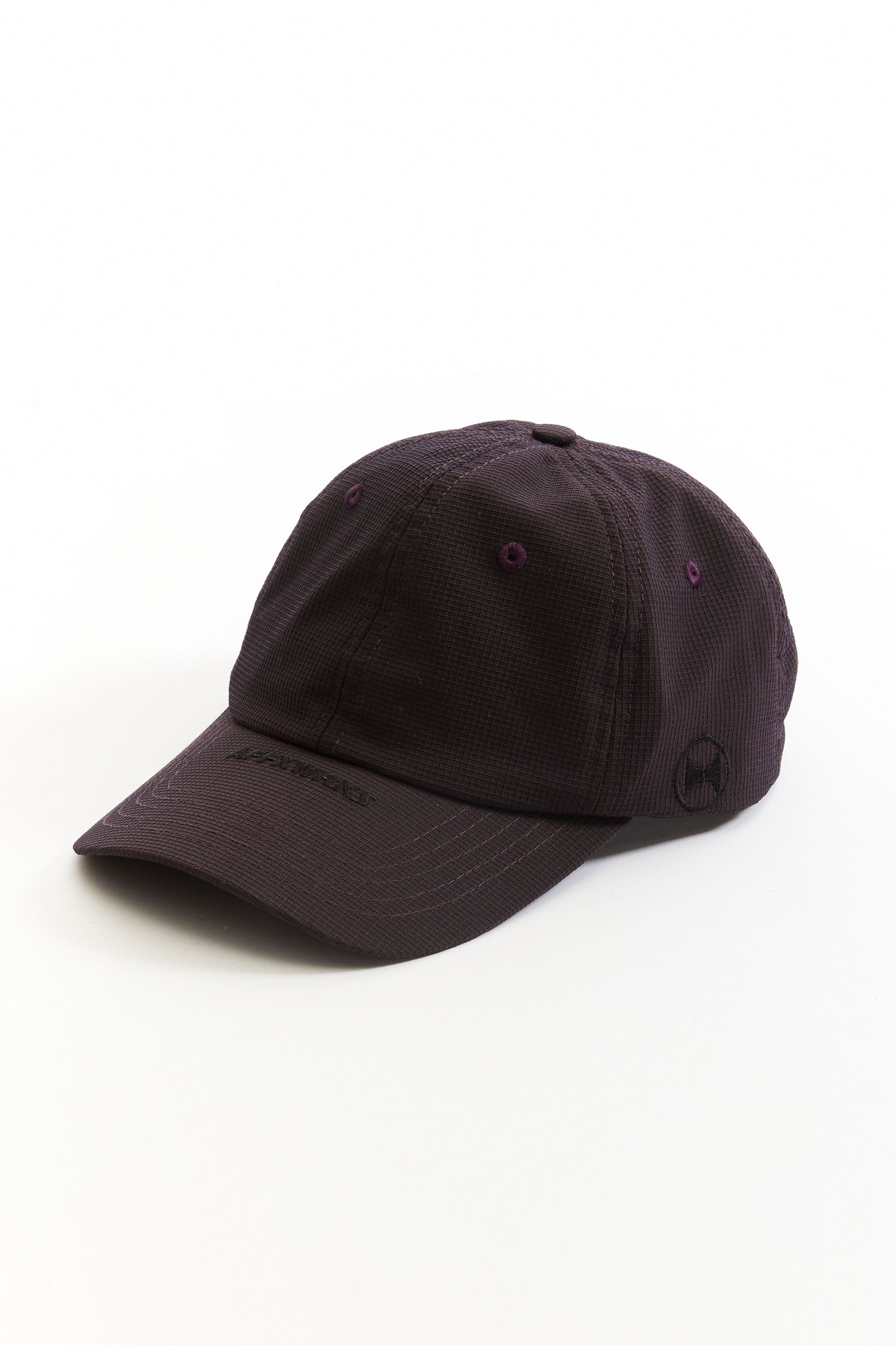 The AFFXWRKS - BRIM LOGO CAP SILT PURPLE  available online with global shipping, and in PAM Stores Melbourne and Sydney.