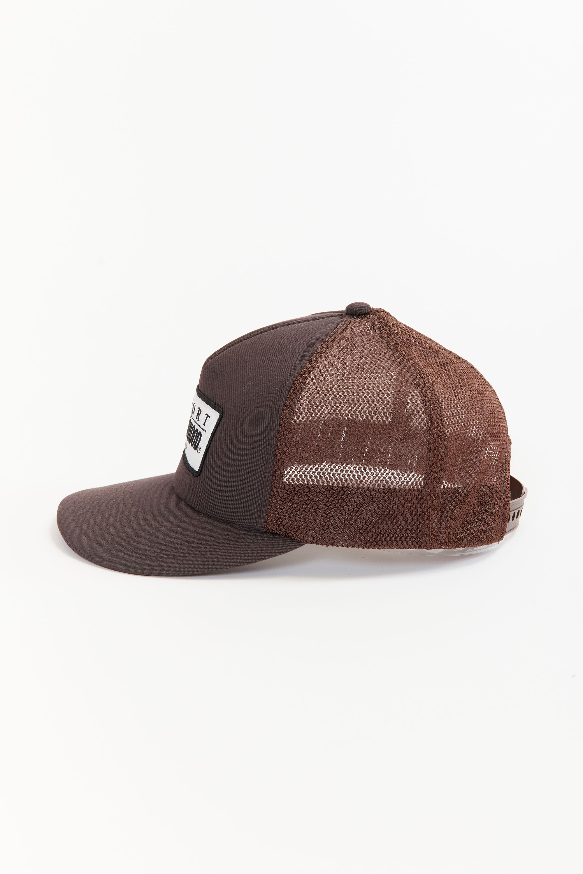 The MESH CAP 1 BROWN available online with global shipping, and in PAM Stores Melbourne and Sydney.