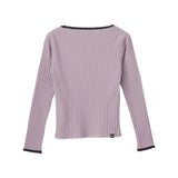 BUTTERFLY GIRL Crop T-Shirt Purple