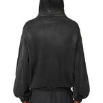 The Bee Sun Faded Waffle Zip Up Hoodie Black available online with global shipping, and in PAM Stores Melbourne and Sydney.