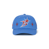 The B Logo Sparkle Structured 5-Panel Cap Cobalt available online with global shipping, and in PAM Stores Melbourne and Sydney.